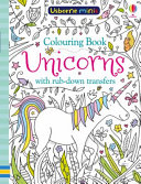 (PDF DOWNLOAD) Colouring Book Unicorns with Rub-Down Transfers