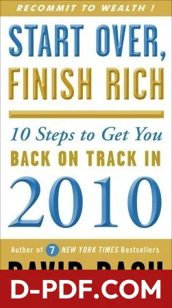 Start Over, Finish Rich: 10 Steps to Get You Back on Track in 2010 by David Bach book cover