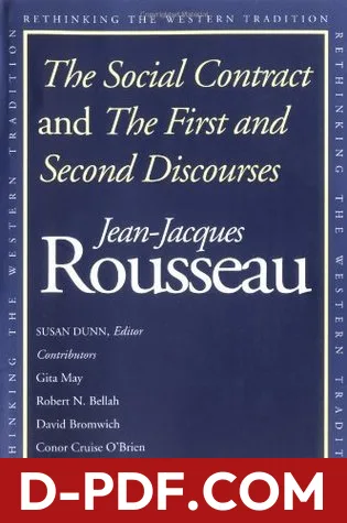 The Social Contract and The First and Second Discourses by Jean-Jacques Rousseau book cover