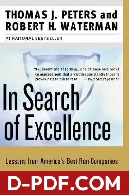 In Search of Excellence: Lessons from America's Best-Run Companies by Thomas J. Peters book cover