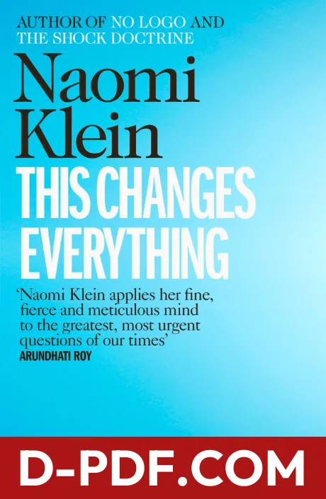 This Changes Everything: Capitalism vs. The Climate by Naomi Klein book cover