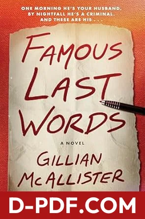 Famous Last Words by Gillian McAllister book cover