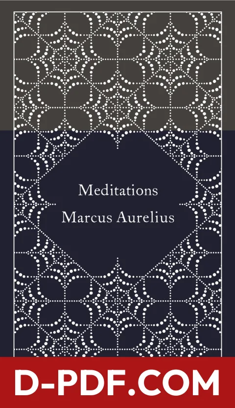 Meditations by Marcus Aurelius book cover