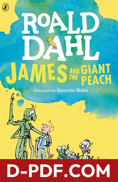 James and the Giant Peach by Roald Dahl book cover