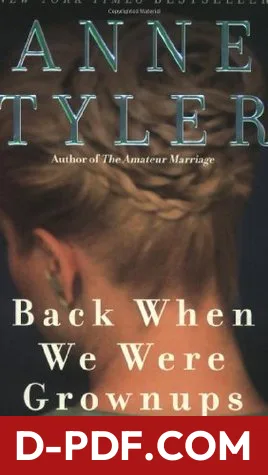Back When We Were Grownups by Anne Tyler book cover