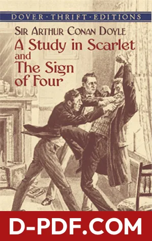 A Study in Scarlet and The Sign of Four by Arthur Conan Doyle book cover
