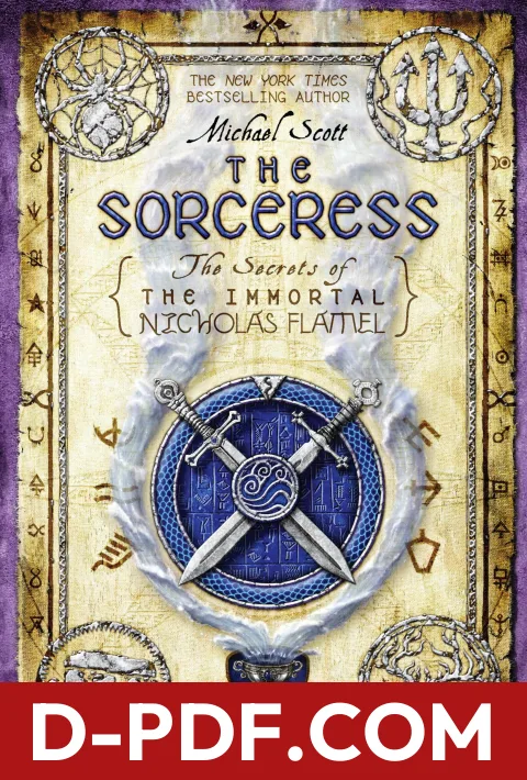 The Sorceress by Michael Scott book cover