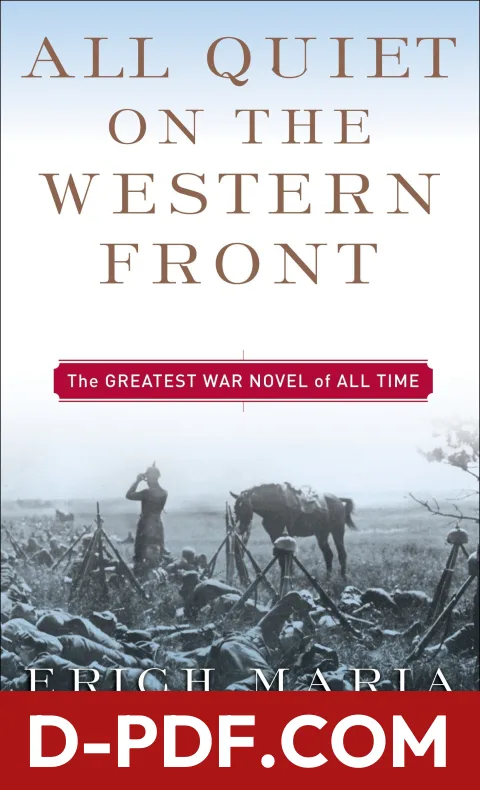 All Quiet on the Western Front by Erich Maria Remarque book cover