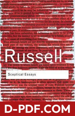 Sceptical Essays by Bertrand Russell book cover