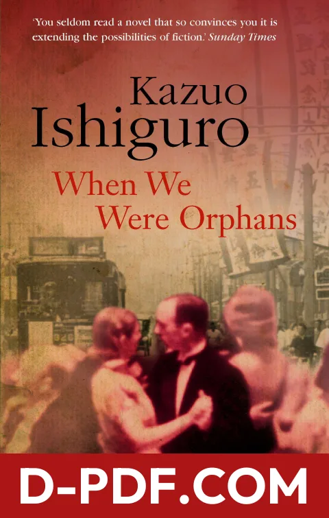 When We Were Orphans by Kazuo Ishiguro book cover