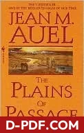 The Plains of Passage by Jean M. Auel book cover