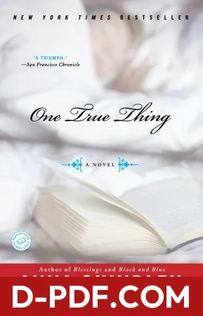 One True Thing by Anna Quindlen book cover