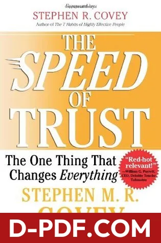 The Speed of Trust: The One Thing that Changes Everything by Stephen M.R. Covey book cover
