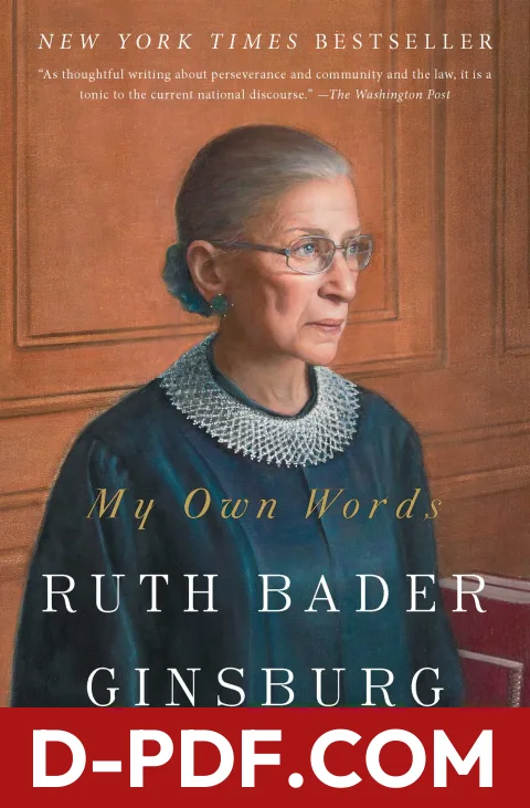 My Own Words by Ruth Bader Ginsburg book cover