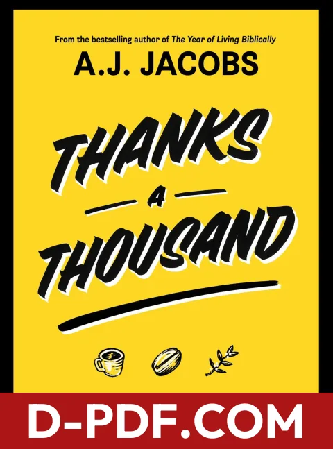 Thanks a Thousand: A Gratitude Journey by A.J. Jacobs book cover