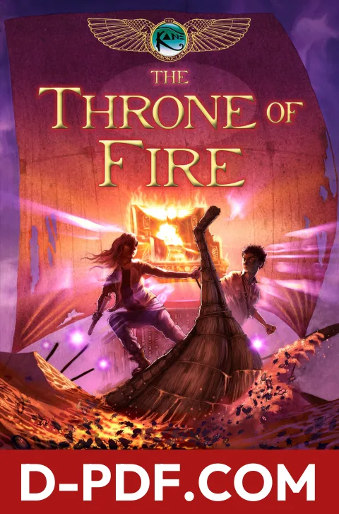 The Throne of Fire by Rick Riordan book cover