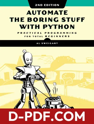 Automate the Boring Stuff with Python: Practical Programming for Total Beginners by Al Sweigart book cover