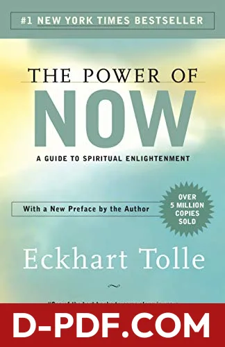 The Power of Now: A Guide to Spiritual Enlightenment by Eckhart Tolle book cover