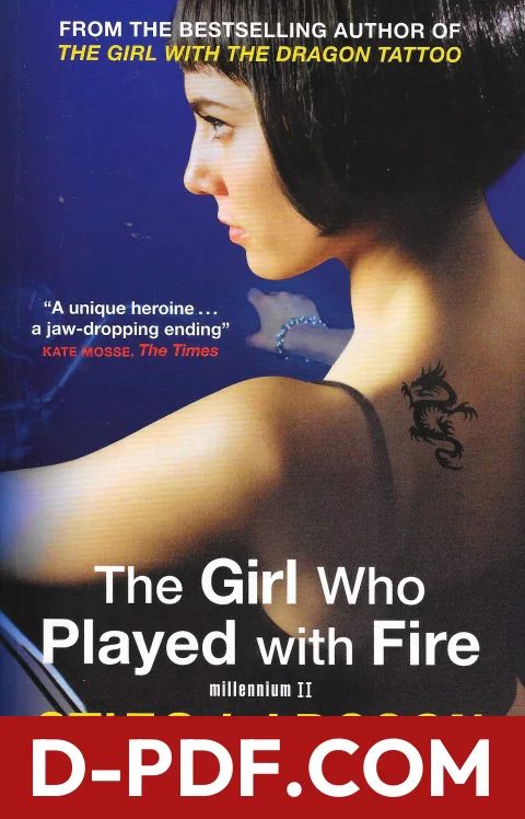 The Girl Who Played with Fire by Stieg Larsson book cover