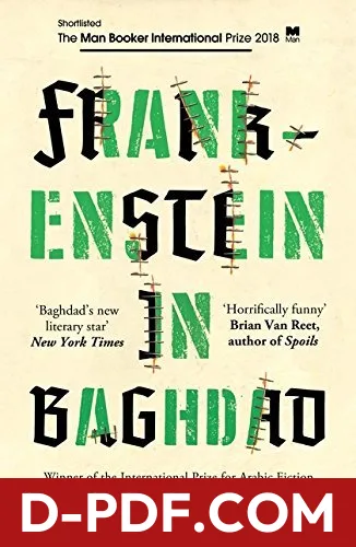 Frankenstein in Baghdad by Ahmed || Wright Jonathan Saadawi book cover