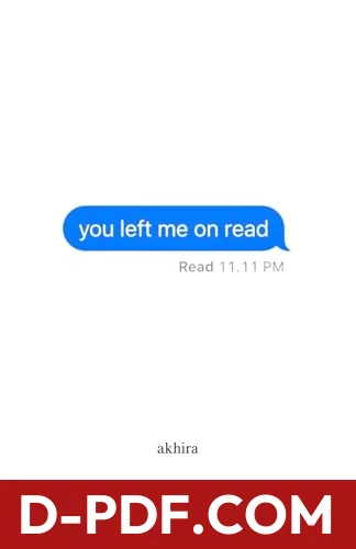you left me on read by akhira book cover