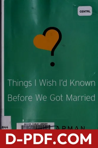 Things I wish I'd known before we got married by Gary D. Chapman book cover