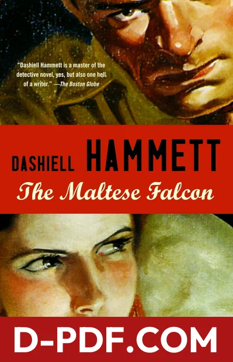 The Maltese Falcon by Dashiell Hammett book cover