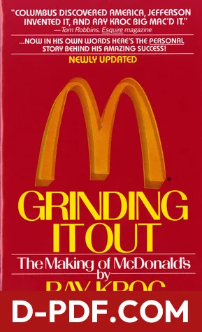 Grinding It Out: The Making of McDonald's by Ray Kroc book cover